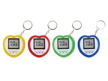 Mazlíček elektronický hra srdce 7 cm