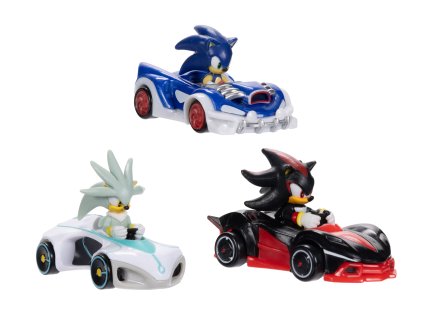 Sonic Auto kov/plast 7 cm 1:64 - Wave 7