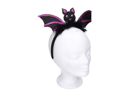 Set karneval - čelenka s ozdobou netopýr