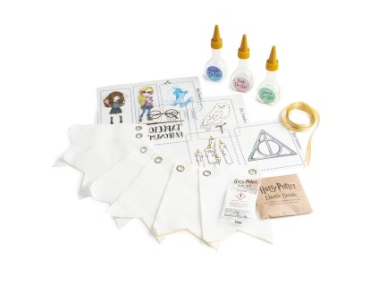 Batikovací sada - vlaječky Harry Potter
