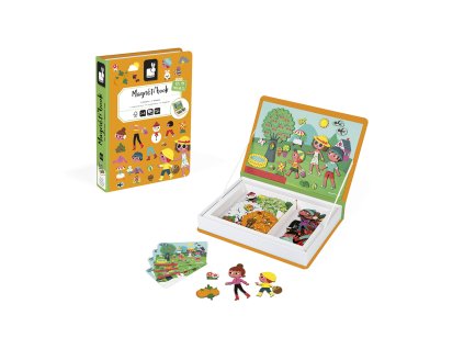 Janod Magnetická kniha Magnetibook Roční období