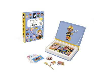 Janod Magnetická kniha Magnetibook Povolání
