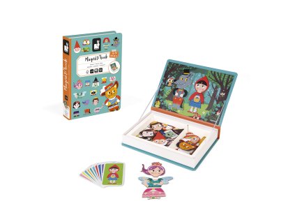 Janod Magnetická kniha Magnetibook Pohádky