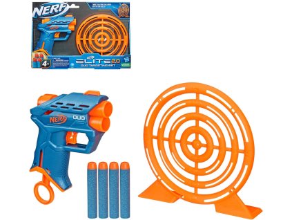 HASBRO NERF Elite 2.0 Duo Targeting Set blaster s terčem + 4 šipky