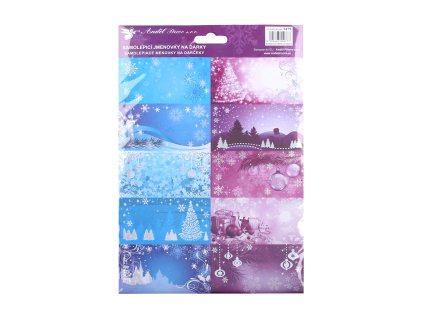 Jmenovky na dárky samolepící