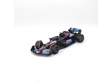 Bburago 1:43 RACE Formula F1 - BWT Alpine F1 Team A524 (2024) #10 (Pierre Gasly) - with driver and d