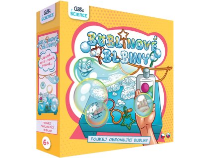 ALBI SCIENCE Bublinové blbiny zábavný set 8 aktivit s bublinami