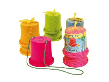 Chůdy plast 4 barvy 13x12x11cm v síťce