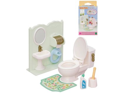Sylvanian Families koupelnový set s WC doplněk k herním sadám