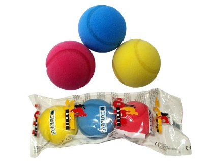 Míček soft tenis 3 ks 7 cm