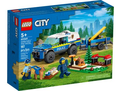 LEGO CITY Mobilní cvičiště policejních psů 60369 STAVEBNICE