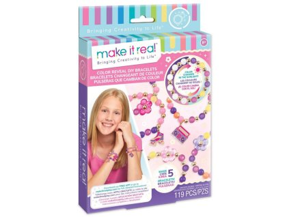 MAKE IT REAL Měnící se korálky kreativní set výroba dětské bižuterie