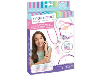 MAKE IT REAL Výroba náramků a náhrdelníků kreativní set v krabici