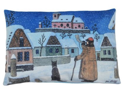 MORAVSKÁ ÚSTREDNA Polštář Josef Lada - Půlnoc