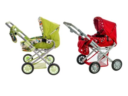 Kočárek Magda trojkombinace  42x65x68cm pro panenky 2 barvy