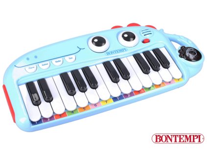 Bontempi Klavír elektronický modrý 30 cm