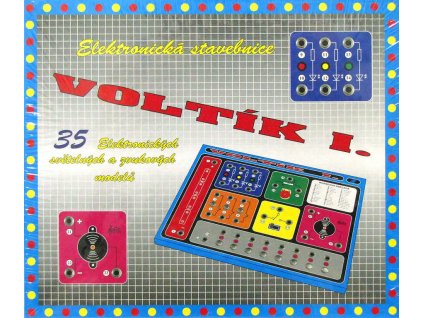 SVOBODA VOLTÍK I. Elektronická stavebnice 35 modelů na baterie Světlo Zvuk
