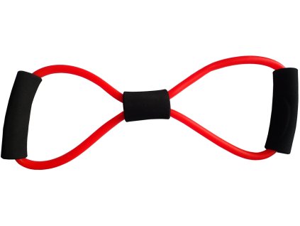 ACRA Expander gumový 8 Posilovací guma osmička červená