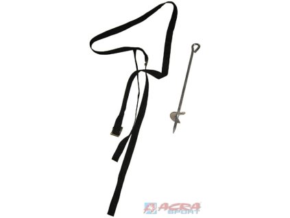 ACRA Kotvy upínací 3ks set s popruhy k trampolíně