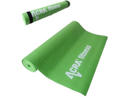ACRA Fitness podložka Yoga 173x61cm zelená na cvičení