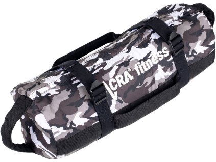 ACRA Posilovací vak 20kg (3x 6,5kg) nastavitelný fitness pytel zátěžový s pískem