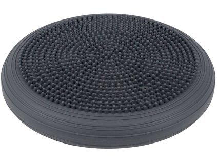 ACRA Polštářek balanční masážní s výstupky šedý nafukovací rehabilitační