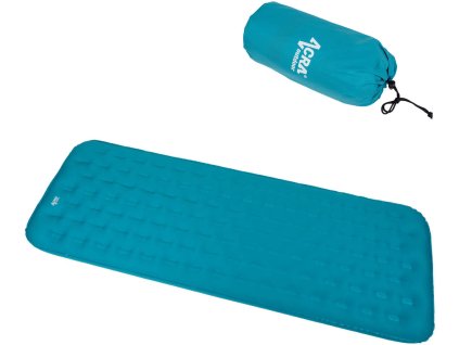 ACRA Karimatka komfortní nafukovací modrá turistická 200x66cm L140