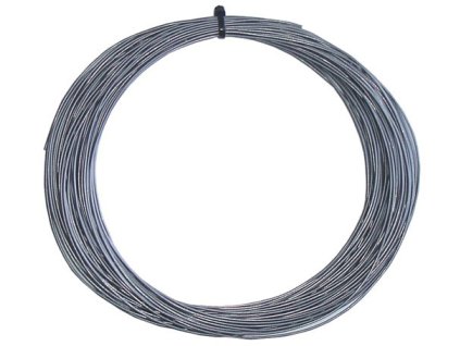 ACRA Badmintonový výplet 1mm stříbrný titanový zpevněný G223