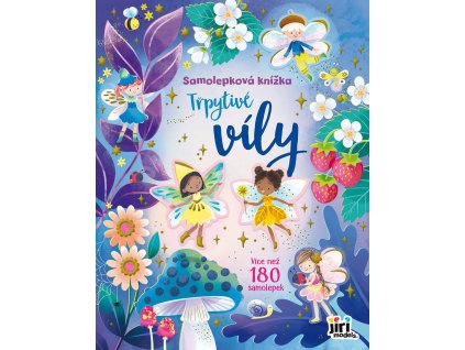 JIRI MODELS Samolepková knížka Třpytivé víly 180+ samolepek