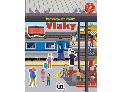 JIRI MODELS Samolepková knížka Vlaky 110 samolepek