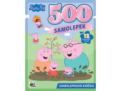 JIRI MODELS Velká samolepková knížka 500 samolepek Peppa Pig