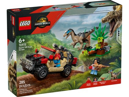LEGO JURASSIC WORLD Únik před raptorem 76972 STAVEBNICE