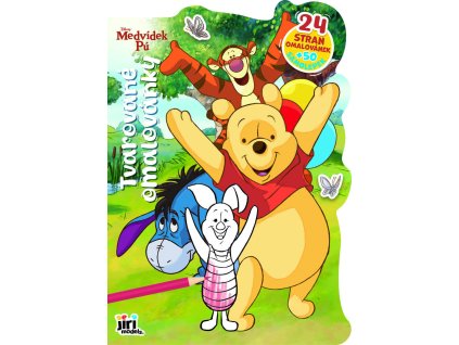 JIRI MODELS Omalovánky tvarované Medvídek Pú