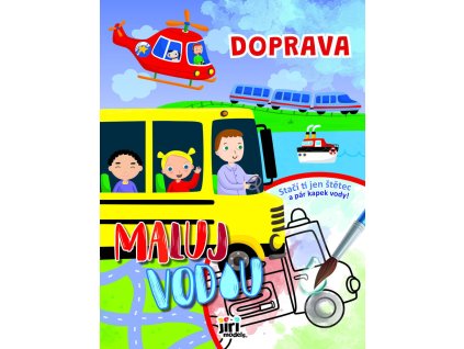 JIRI MODELS Omalovánky Maluj vodou! A4 Doprava