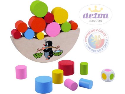 DETOA Hra Krtku, nerozlij to ! *DŘEVĚNÉ HRAČKY*