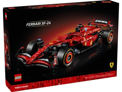 LEGO TECHNIC Auto Formule Ferrari SF-24 F1 42207 STAVEBNICE