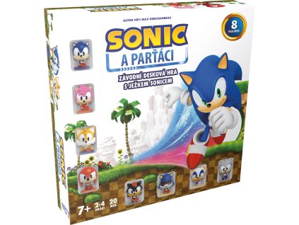 Hra Ježek Sonic a parťáci závodní desková