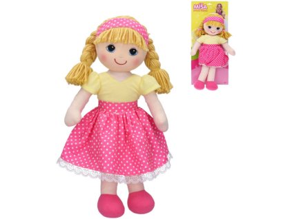 Panenka soft látková hadrová Míša Růžičková zpívající textilní na baterie Zvuk CZ