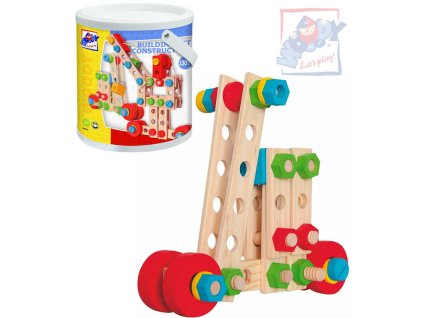 WOODY DŘEVO Stavebnice montážní *DŘEVĚNÉ HRAČKY*