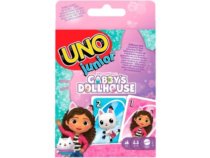 MATTEL Hra Uno Junior karty Gabbys Dollhouse *SPOLEČENSKÉ HRY*