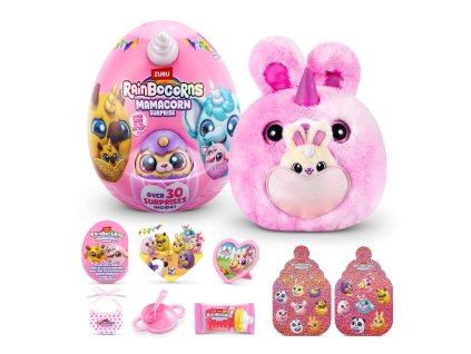 ASMODEE Rainbocorns: Mamacorn Surprise plyšák překvapení