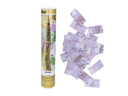 Párty konfety vystřelovací EURO 30 cm