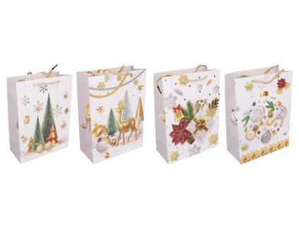 Dárková taška S 18x24x8,5 cm Vánoce