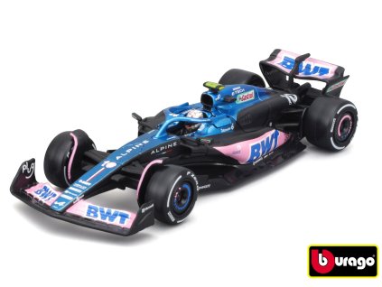 Bburago 1:43 RACE Formula F1 - BWT Alpine F1 Team A523 (2023) #10 (Pierre Gasly)
