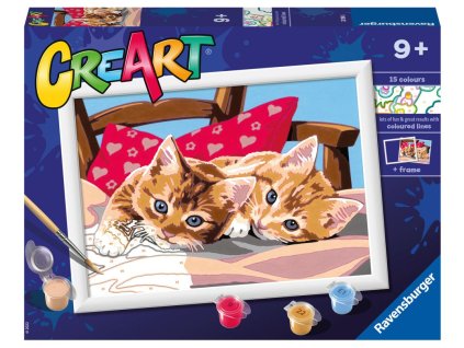 CreArt Dve maznavé mačiatka