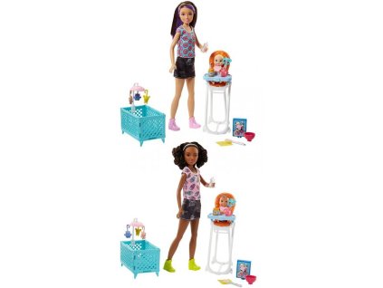 Barbie pestúnka herný set asst