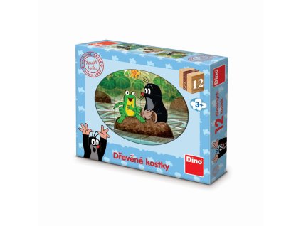 KRTKO A ZVIERATKÁ Drevené kocky
