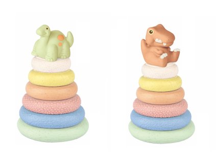 ZIRO Mäkké navliekacie krúžky - dino