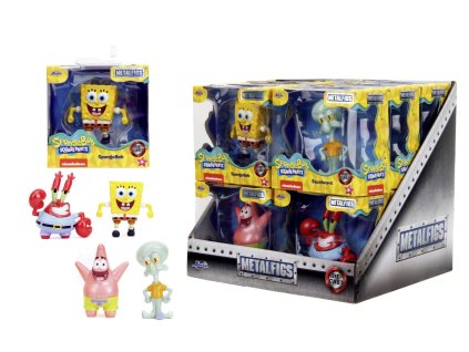 SpongeBob figúrka 2,5", 4druhy, DP12, Wave 1