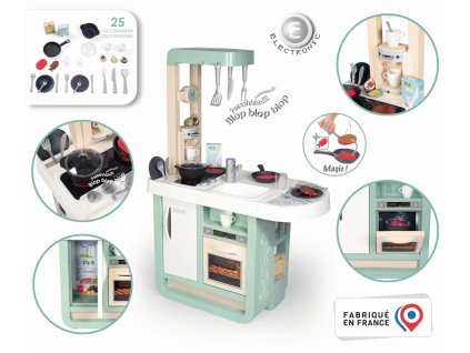 Kuchynka Bon Appetit Cherry modro-biela elektronická